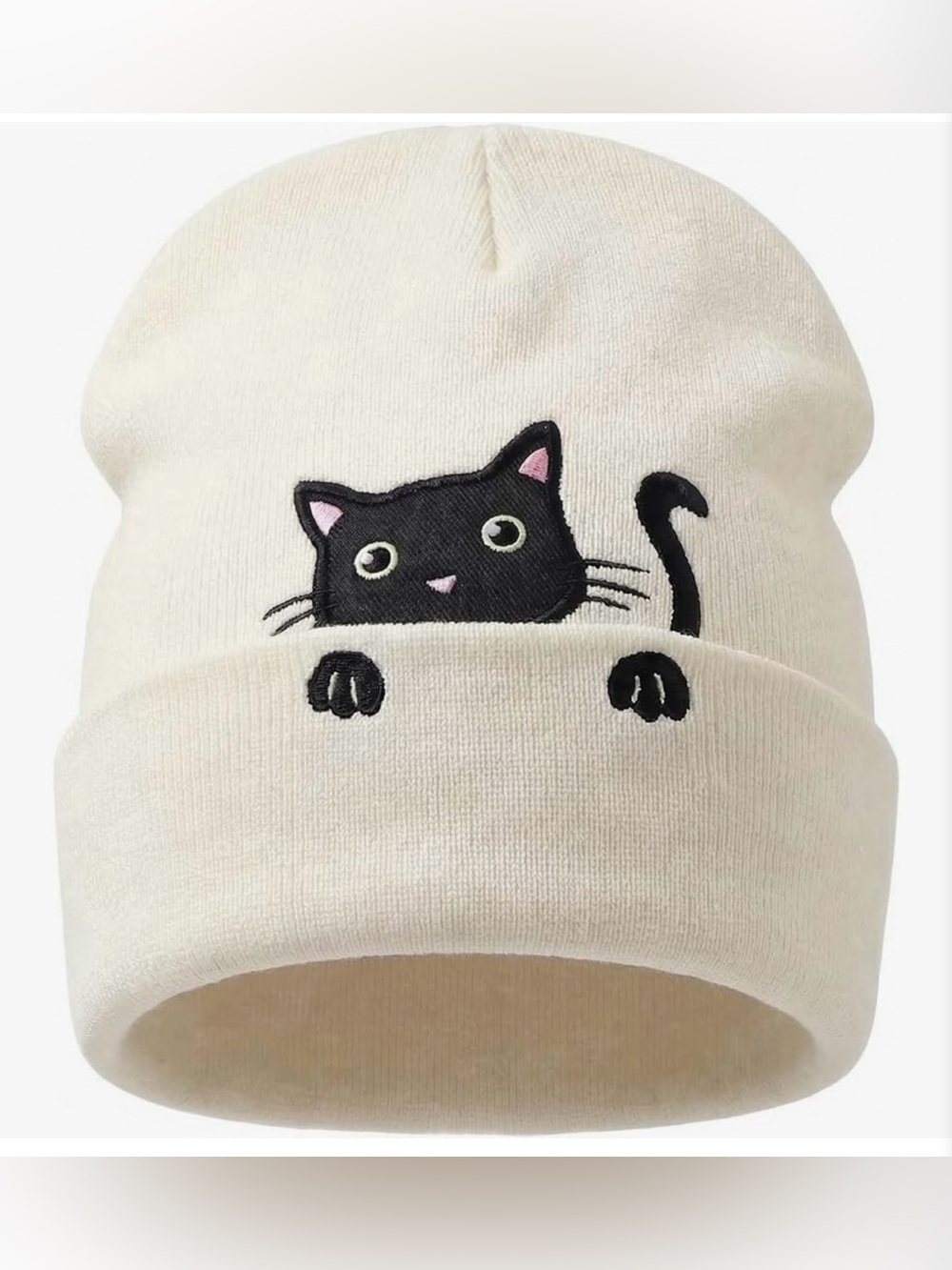 Women's Cat Beanie Knitted Hats Cute